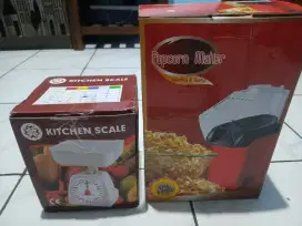 Jual mesin electric popcorn dan timbangan jarum