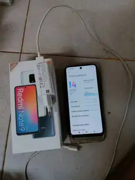 Redmi note 9  bekas murah edisi BU