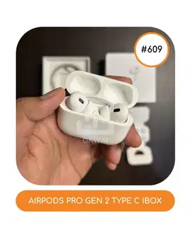 #609 Airpods Pro Gen 2 Type C Ibox Garansi 18 March 2026