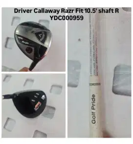 Stik golf Driver Callaway Razr Fit 10.5 derajat
shaft R

Bekas second