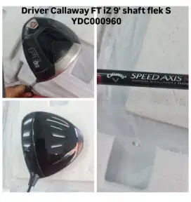 Stik golf Driver Callaway FT iZ 9 derajat
Ahaft flek S

Bekas second