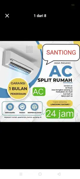jasa servis ac kulkas mesin cuci kompa air dll