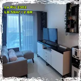 apartemen LA RIZ Pakuwon Mall surabaya barat lengkap perabot siap nego