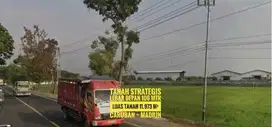 JUAL Tanah Area Industri LD 106 mtr, dekat Gerbang TOL Caruban