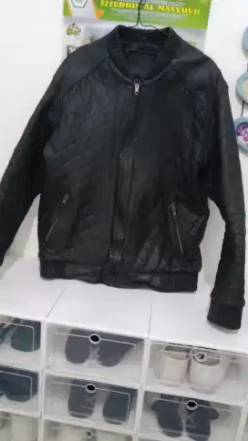 Jaket kulit original merk Dorneuil england