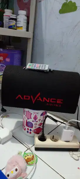 Speaker bluetooth advan suara bass okee