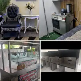 Jual  gerobak usaha dan perabot RT murah banget