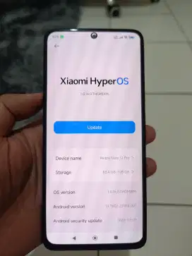 redmi note 12 pro 4G 6/128 fullset mulus