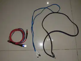 Dijual kabel data Vanvo A to C 2 bj warna biru dan merah