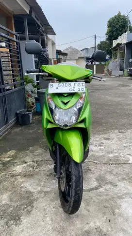 Jual Yamaha Mio soul th 2009 warna Hijau metalik
