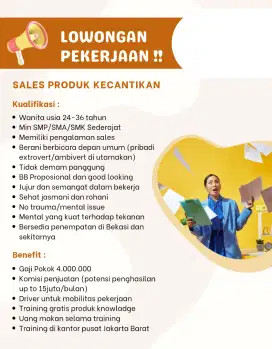 Marketing Sales Kecantikan