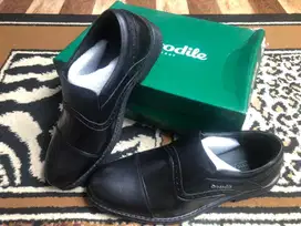 Sepatu pantofel pria crocodile hitam kulit asli formal