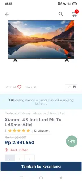 Promo TV 43 inci