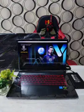 MSI GF63 Gen8 RAM 16GB SSD+HDD Dual VGA Nvidia GTX Siap Editing