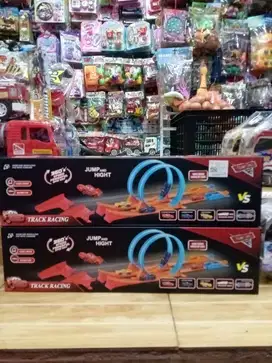mainan anak track racing cars