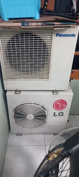 AC OUTDOOR 1/2pk BEKAS MERK LG & PANASONIC