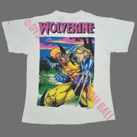 Vintage 1994 T-shirt Marvel X-Men Wolverine x Franklin Crunch 'n Munch