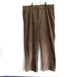Baggy corduroy pants brown uniqlo carhartt dickies