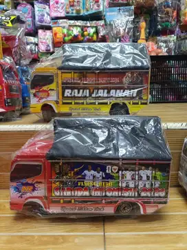 mainan anak truk oleng kayu