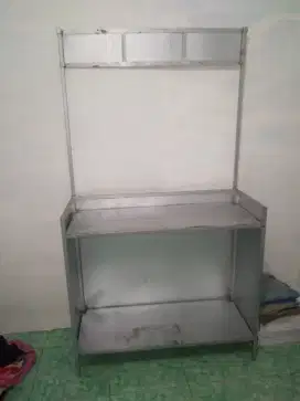 Di jual booth bahan besi plat