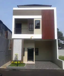 Hunian 2 lantai di belakang universitas Indonesia