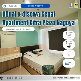Dijual atau sewa Apartment One bedroom citra plaza nagoya