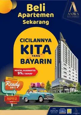Dijual Apartemen free cicilan Di Bintaro-Anwa Residence