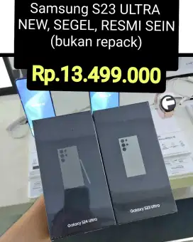 Rp.13.499
SAMSUNG S23 ULTRA 
NEW, SEGEL, RESMI SEIN (bukan repack)