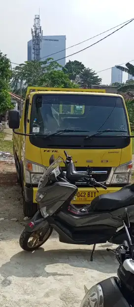 CANTER FE71L (ENGKEL LONG) BAK 3WAY, PLAT JAKARTA KUNING 2023