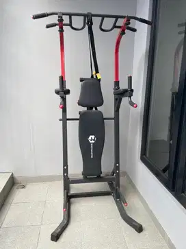 Bodymaster pull up bar station + bench