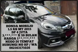 HONDA MOBILIO 1.5 RS MT 2015 DP 4 JUTA