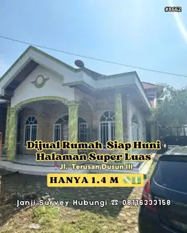Dijual Rumah Siap Huni Halaman Luas di Daerah Deli Serdang