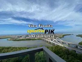 DISEWAKAN GOLDCOAST APARTEMEN PIK, 2 BR FULL FURNISH, VIEW LAUT