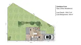 Dijual rumah langka dan baru di Cendana Cove Lippo Karawaci