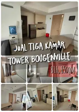 Jual unit 3BR furnished tower Bougenville apartemen Bassura City