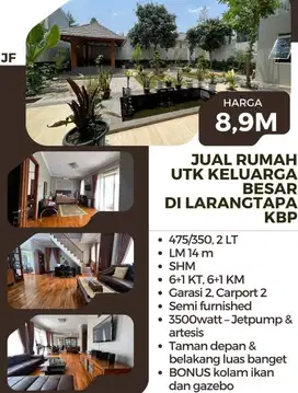 murah  rumah lux tatar larang tapa kota baru parahyangan, bandung