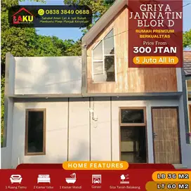Promo Special Akhir Tahun 5 Juta All in Hunian Cantik Desain Unik