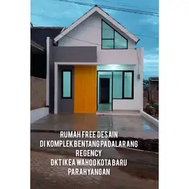 RUMAH FREE DESAIN DI KOMPLEK BENTANG PADALARANG REGENCY DKT BATUJAJAR