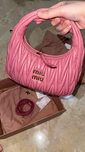 HANDBAGS BORSE IN PELLE BEGONIA TU Tas Miu Miu
