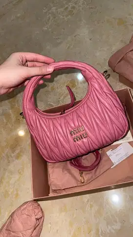 HANDBAGS BORSE IN PELLE BEGONIA TU Tas Miu Miu
