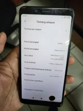 Xiaomi Redmi note 5 6/64 batangan minus