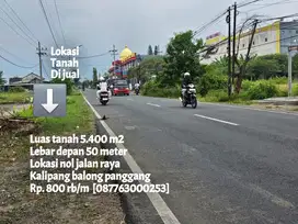 Tanah nol jalan raya kalipang balong panggang