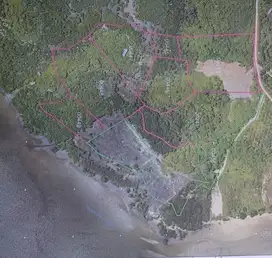 Dijual Tanah Untuk Pelabuhan/Dermaga Di Pantai Lango Penajam P.U