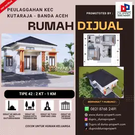 Dijual Rumah di Peulanggahan Minimalis tipe 42, Lokasi di Banda Aceh