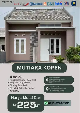 PERUMAHAN SEDERHANA MUTIARA KOPEN SEMANDING