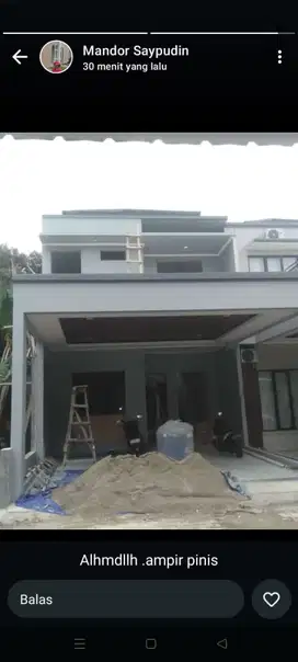 Dijual Rumah 2 Lantai Baru on Progress dekat Exit Tol Cibubur