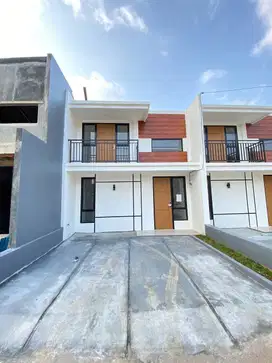 Rumah Siap Huni Desain Mezzanine dalam Cluster di Cipayung Depok