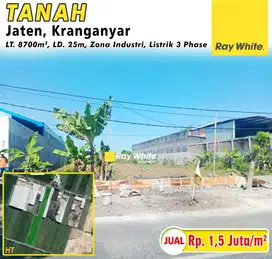 Tanah Dijual Zona Industri Karanganyar, Dekat Pintu Tol
