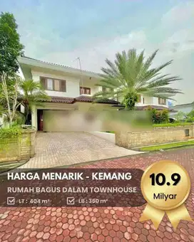 Turun Harga Rumah Bagus Siap Huni SHM Kemang, Jakarta Selatan