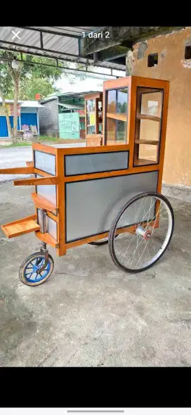 Dijual grobak baru jadi krna ga jadi jualan